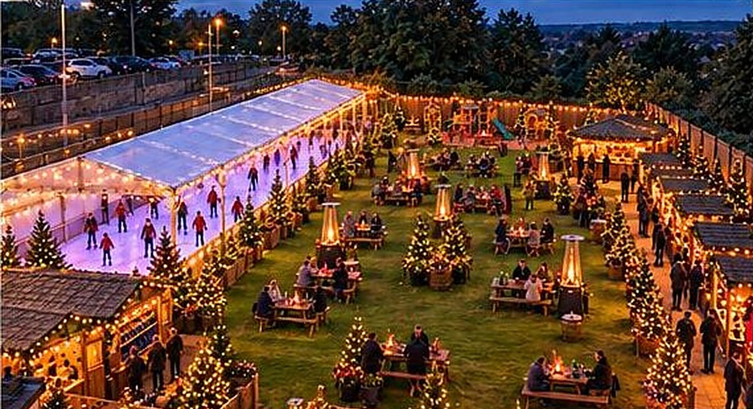 the covered ice rink